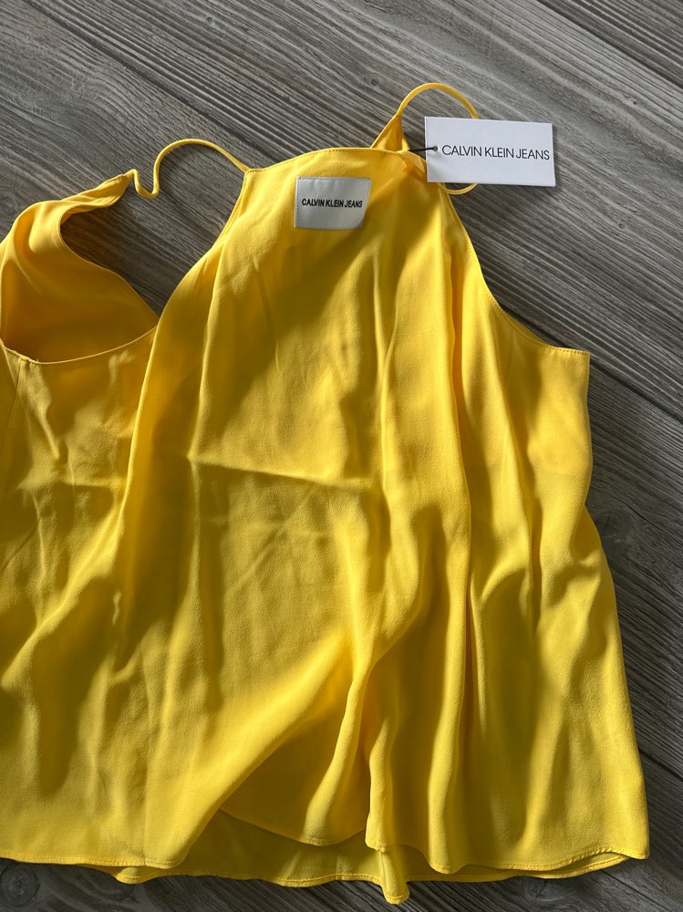 Calvin Klein toppi keltainen 