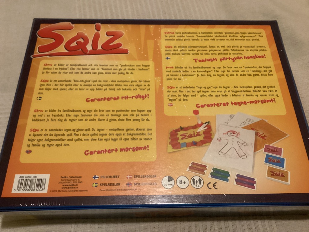 Sqiz-erilainen piirrosarvoituspeli,uusi