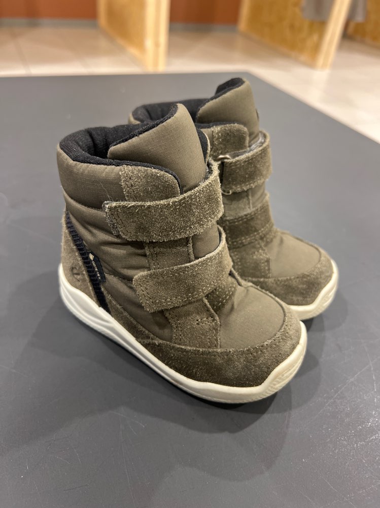 Ecco Goretex brune skinn sko. Som nye! 2