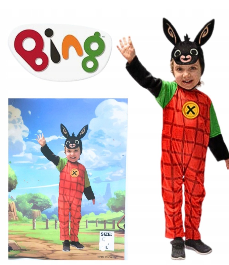 Bing bunny búningur 4-5Y