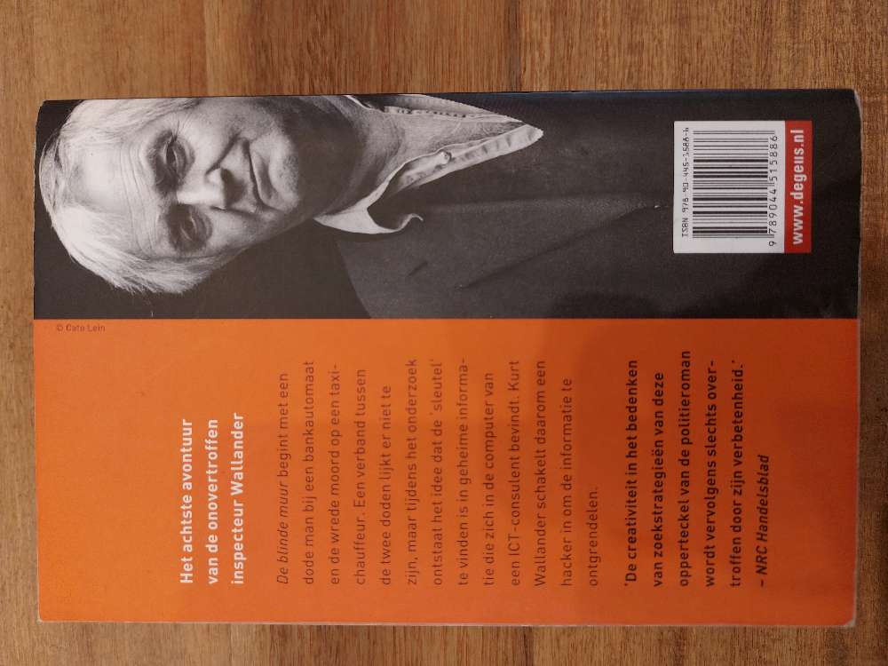 Boek blinde muur