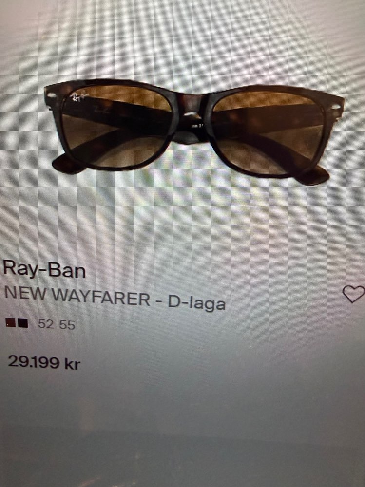 Ray Ban Wayfarer sólgleraugu