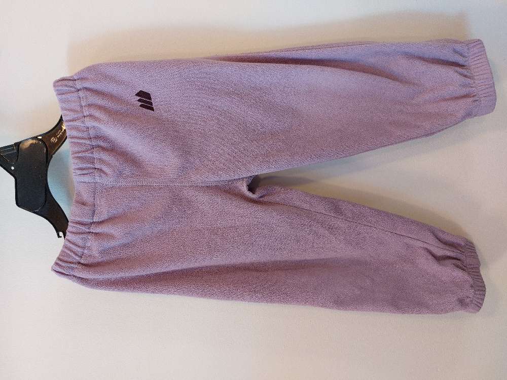 Flíssett st 92 buxur/peysa fjólublátt