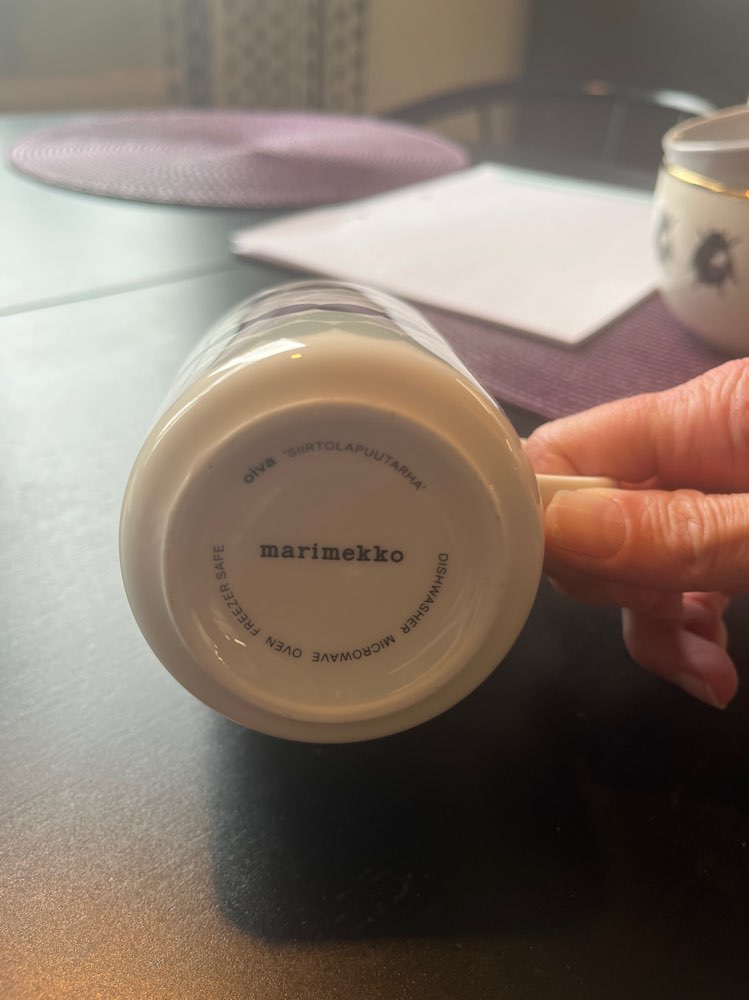 Marimekko räsymatto muki
