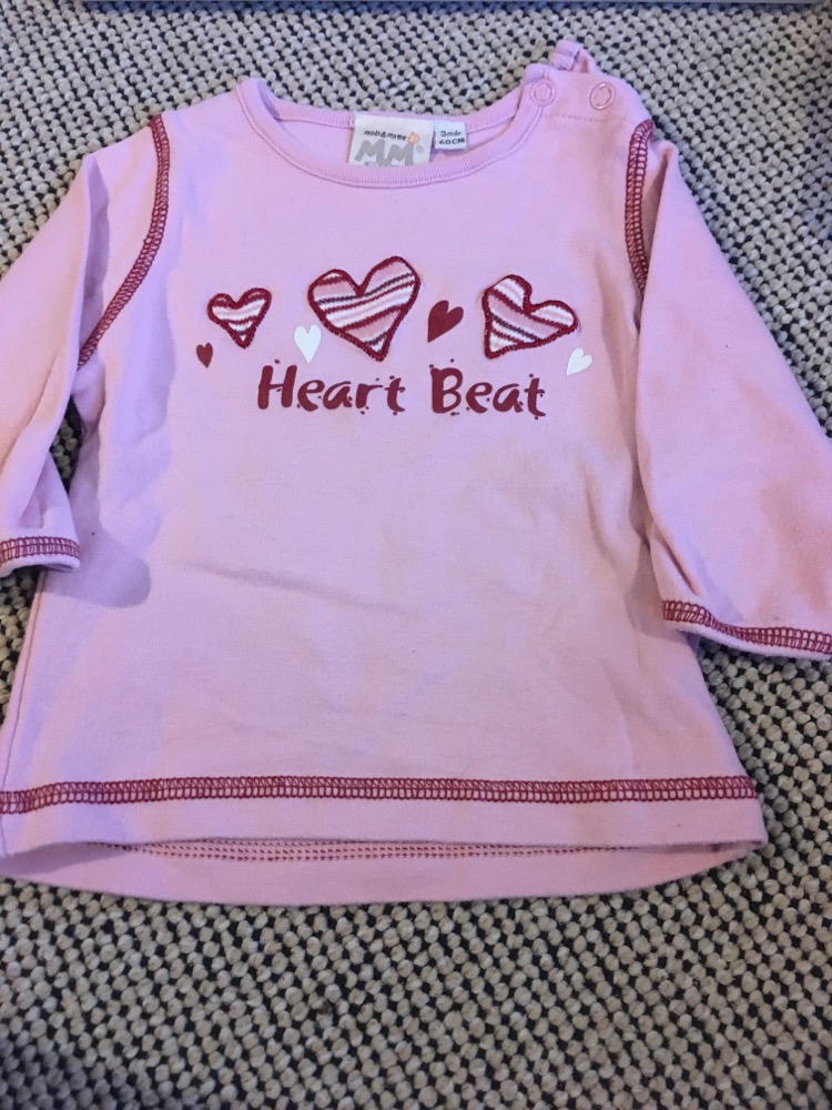Heart beat bluse 62