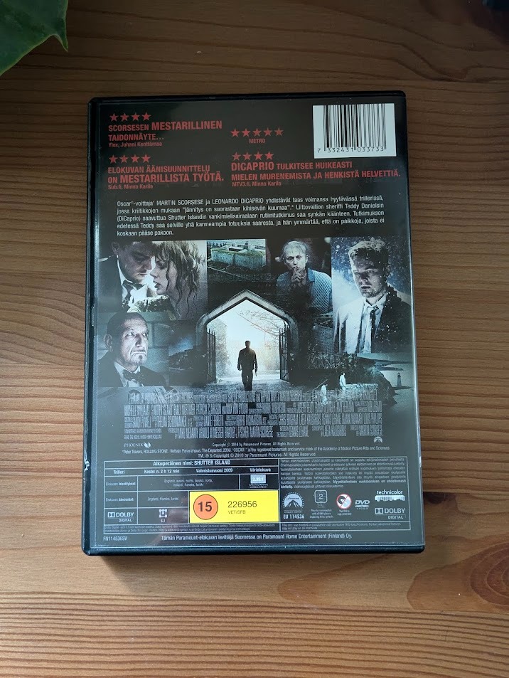 DVD Suljettu saari