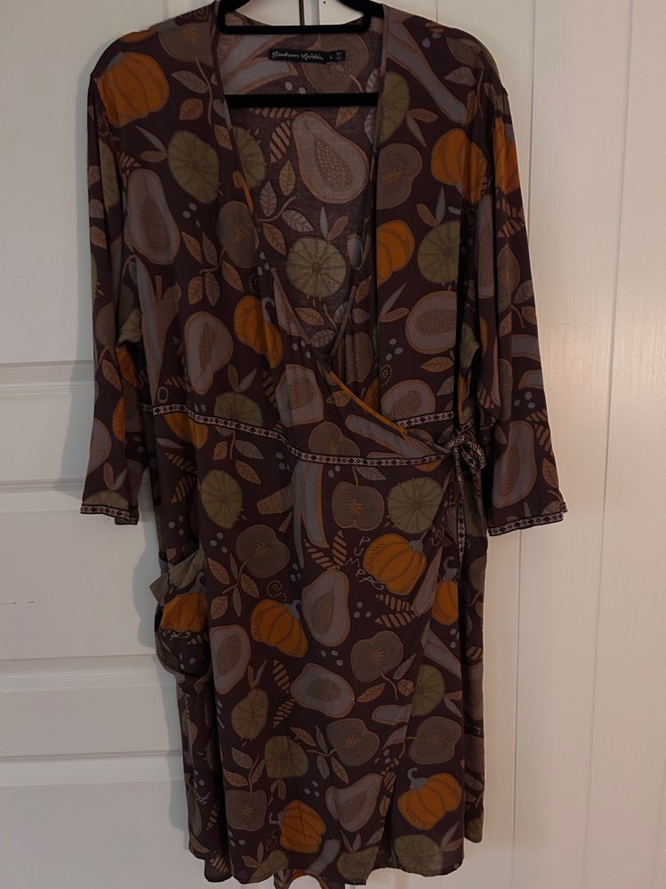 Gudrun Sjödén omslagskjole str L