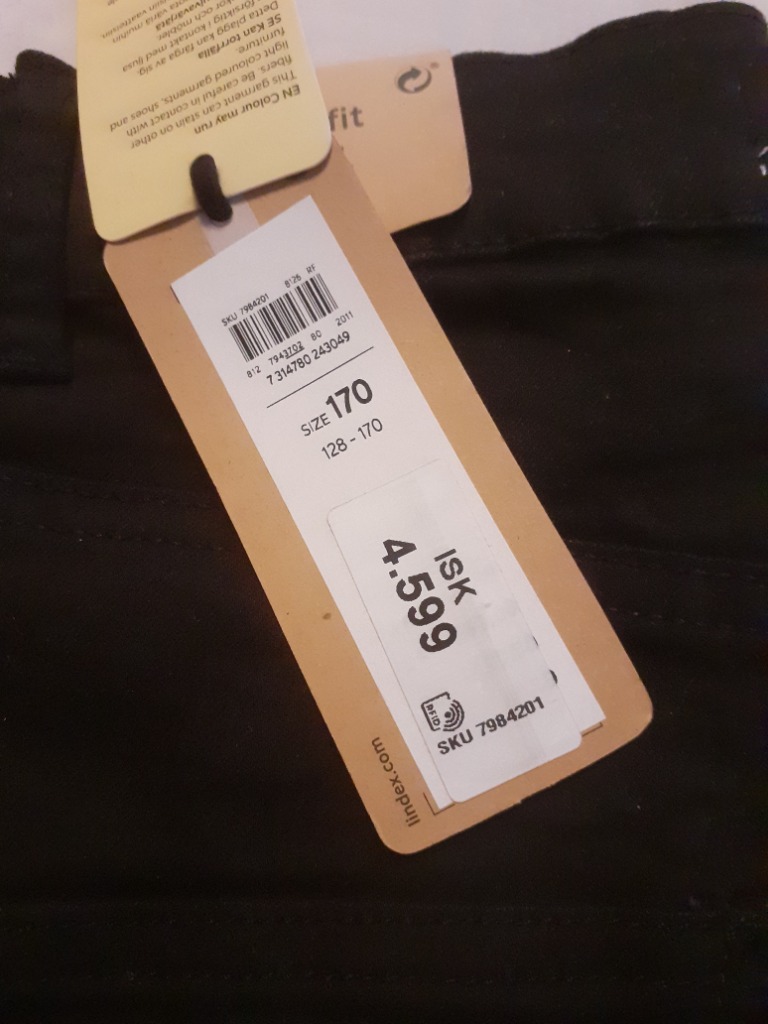 Nýjar Lindex gallabuxur 170