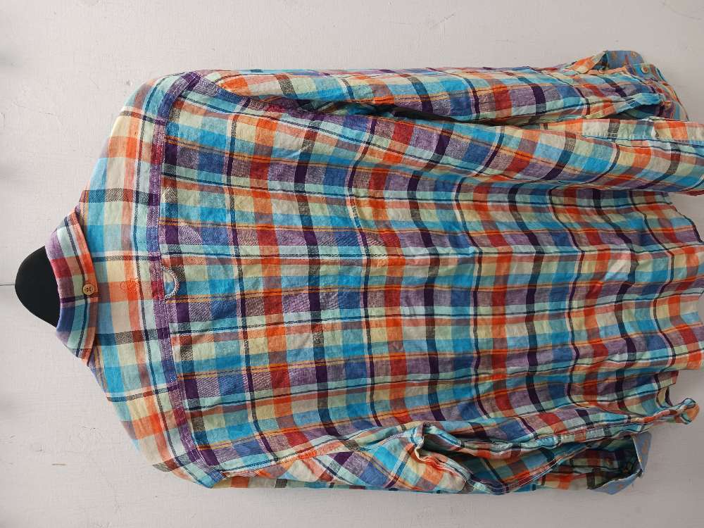 Colours&sons pellavaruutupaita XXL