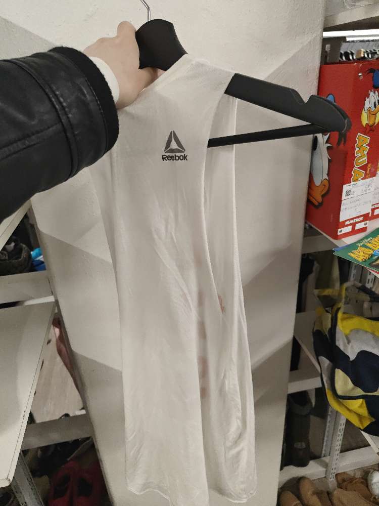 Reebok valkoinen urheilutoppi, S