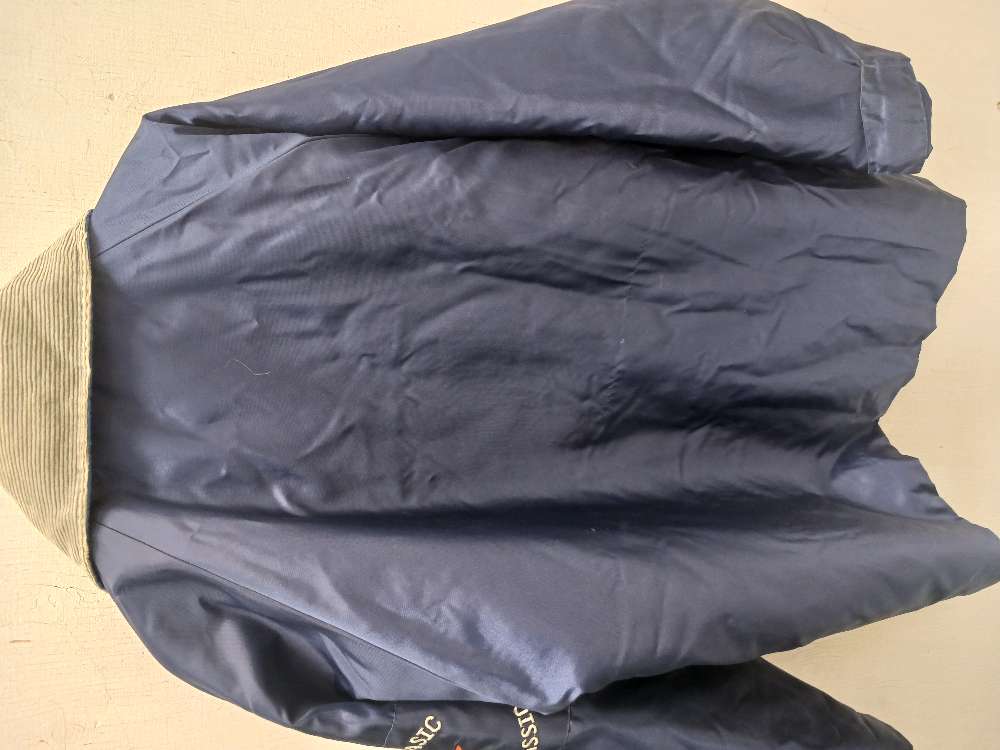 New basic sininen takki n. L