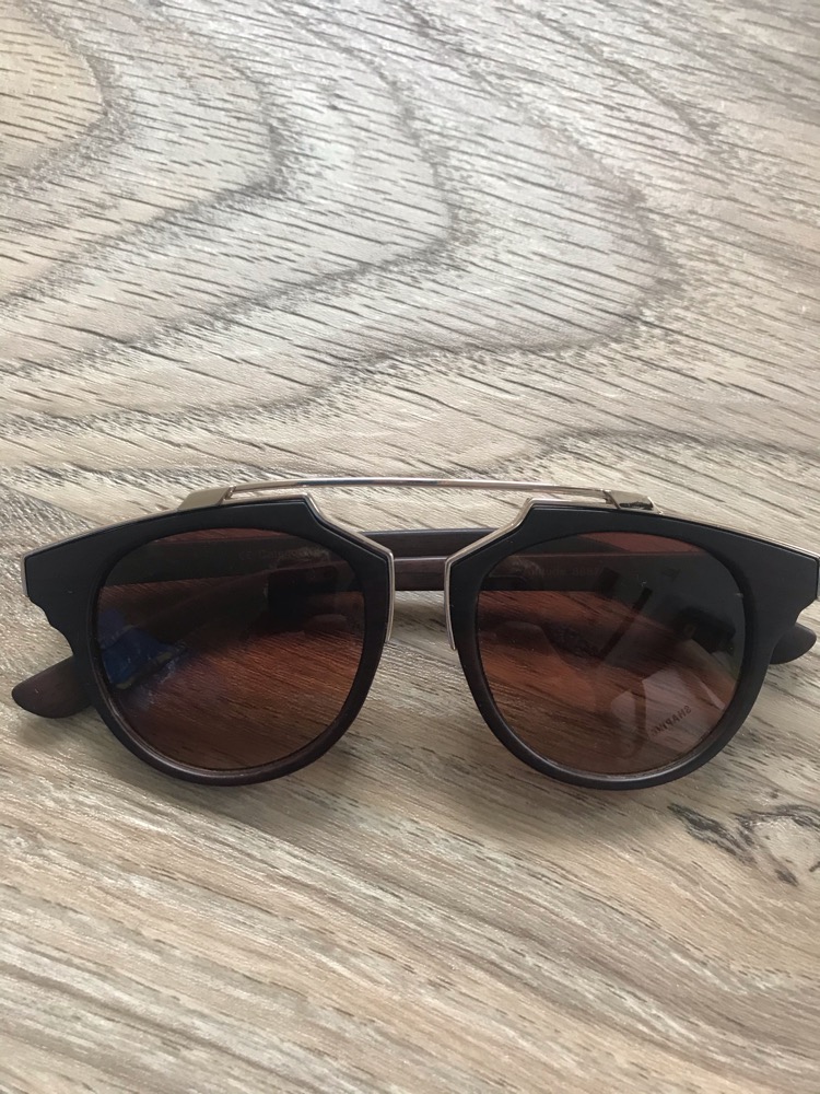 Trend solbrille brun/guld