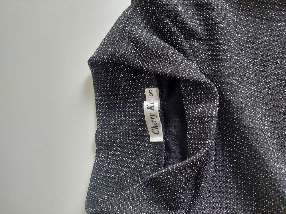 Silfur glimmer kjóll str small