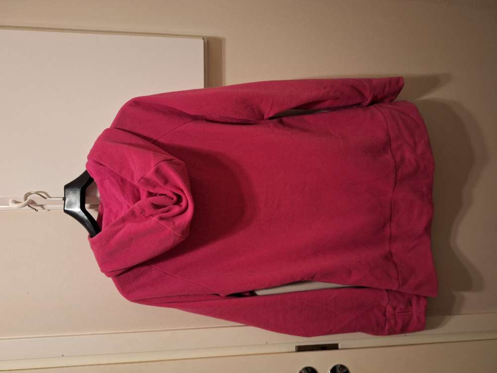 Pinkki fleece huppari (42)