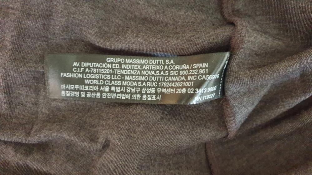 Nýr Massimo Dutti síðkjóll dökkgrár st.M mjög mjúkur  