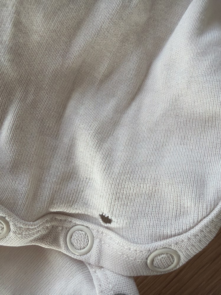 H&M samfellur 2stk brúnar 74
