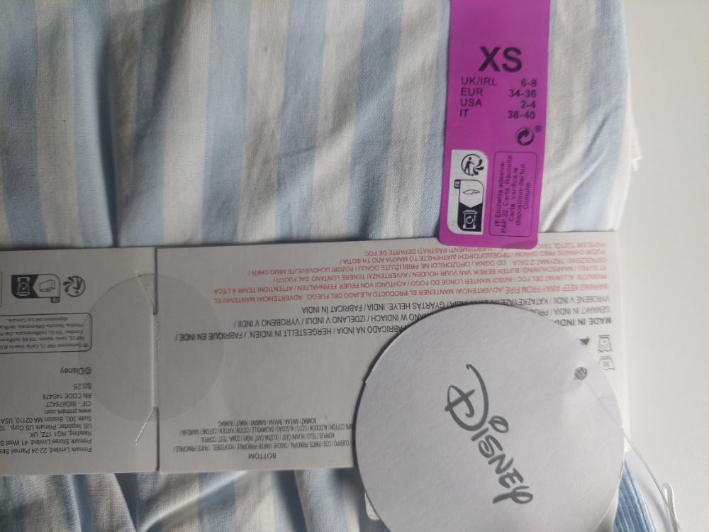 Nýtt náttfatasett Disney str xs
