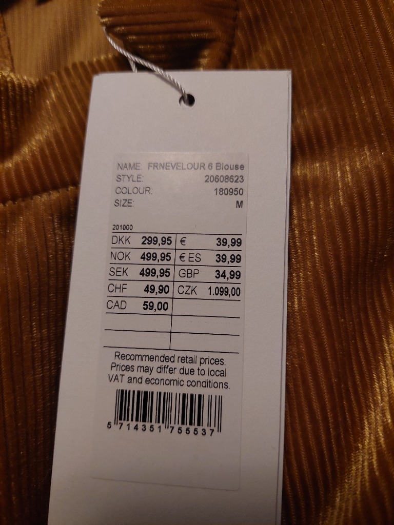 Ný Fransa blússa M