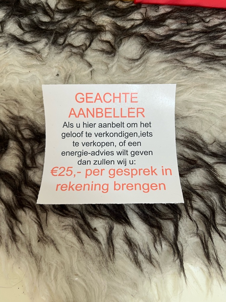 Sticker deur 