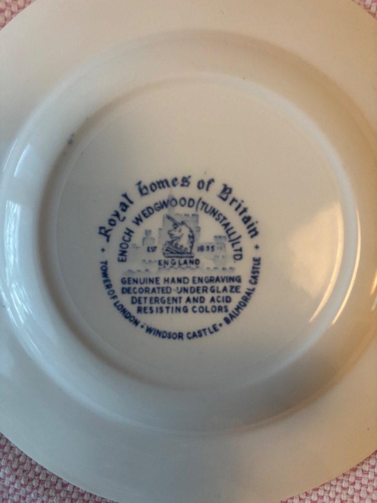Leipälautanen Wedgwood Royal homes