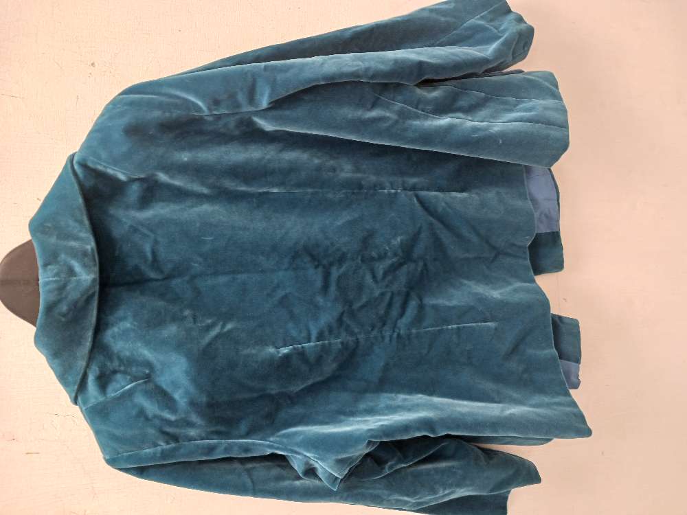 Sininen samettibleiseri n. XL