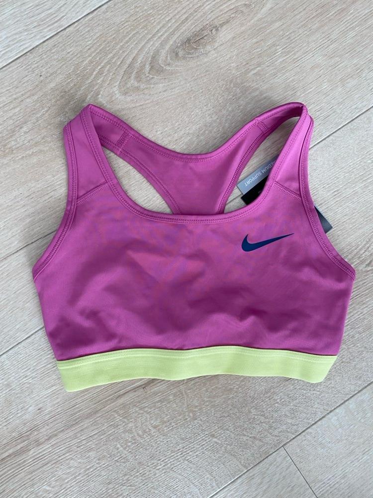 Rosa Nike sports-bh - S