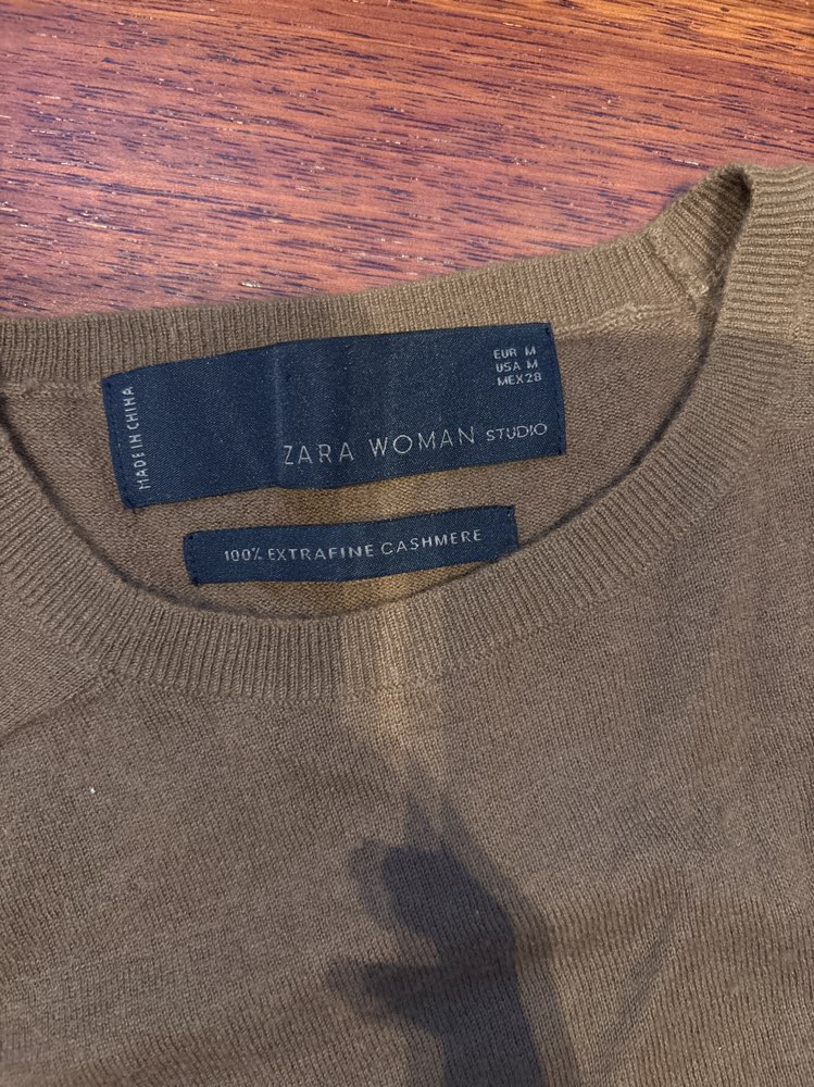 100% Cashmere gender str M Zara
