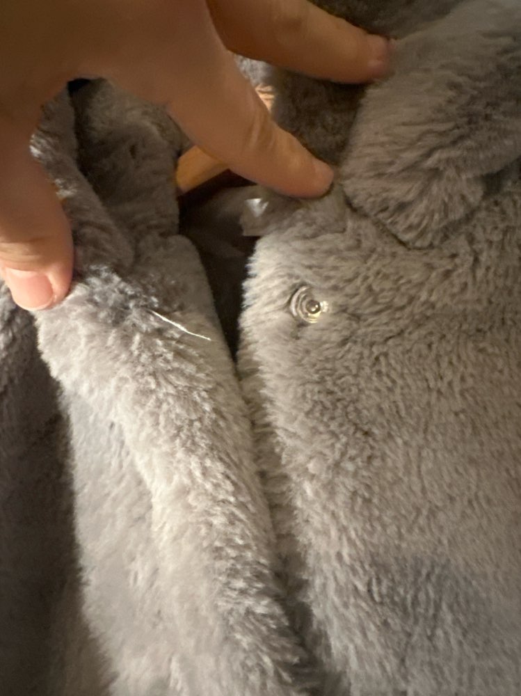 Pelskåpe str 9-10år nb knappene