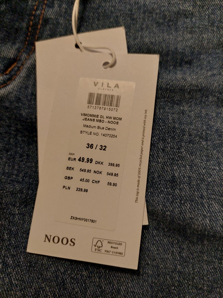 Nýjar Vila gallabuxur 36/32