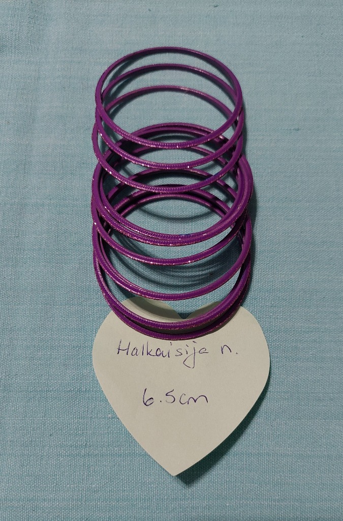 Violetti rannekorut 12 kpl