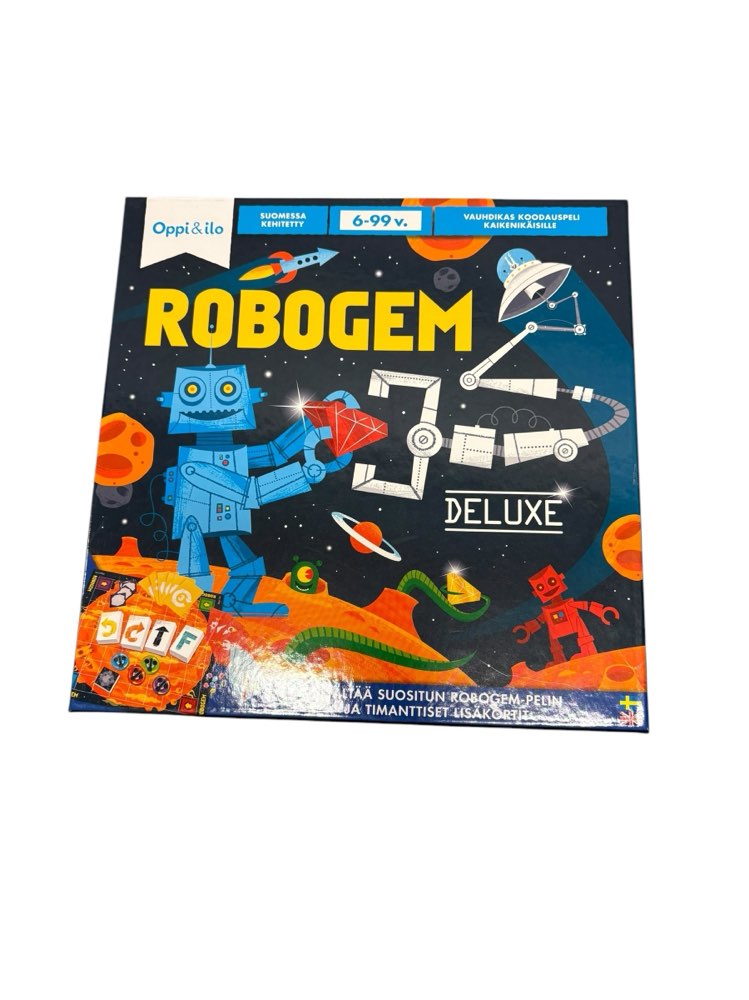 Oppi ja ilo Robogem peli