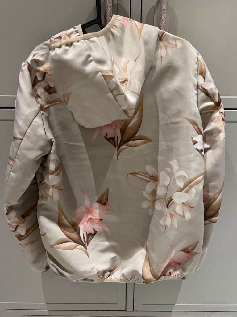 Moncler - Beige blomsterjakke