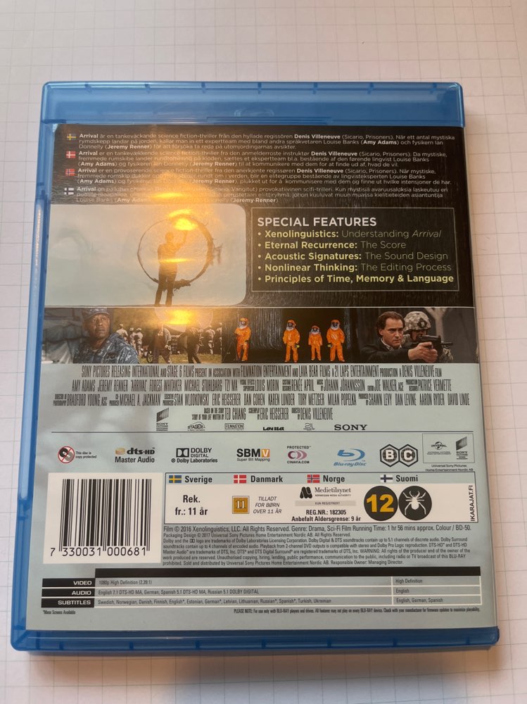 Arrival/Blu-Ray