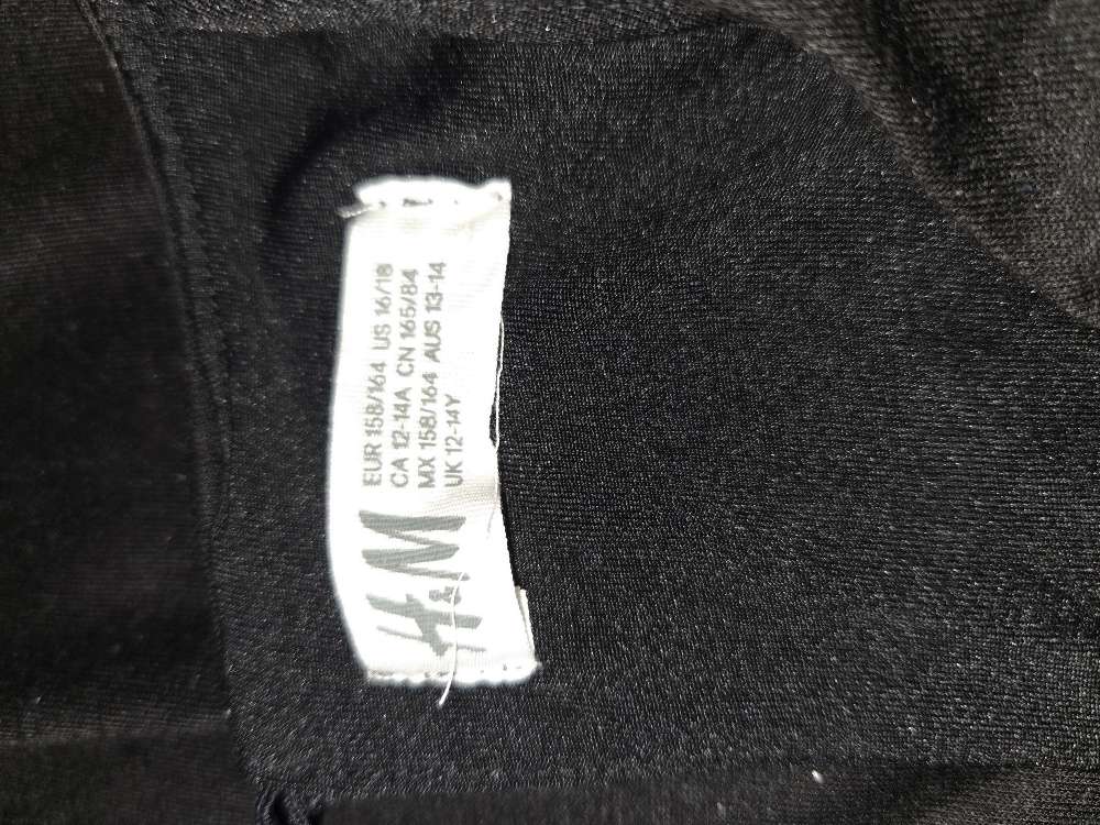 Samfestingur svart/silf st.158/164 13-14