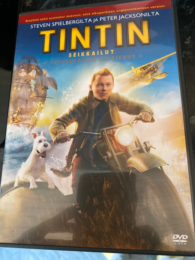 DVD: Tintin seikkailut 