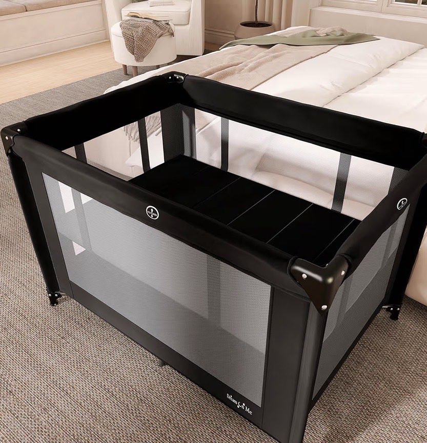 Ferðarúm/ leikgrind - einu sinni notað