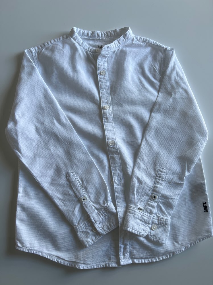 Zara smart white shirt 128cm
