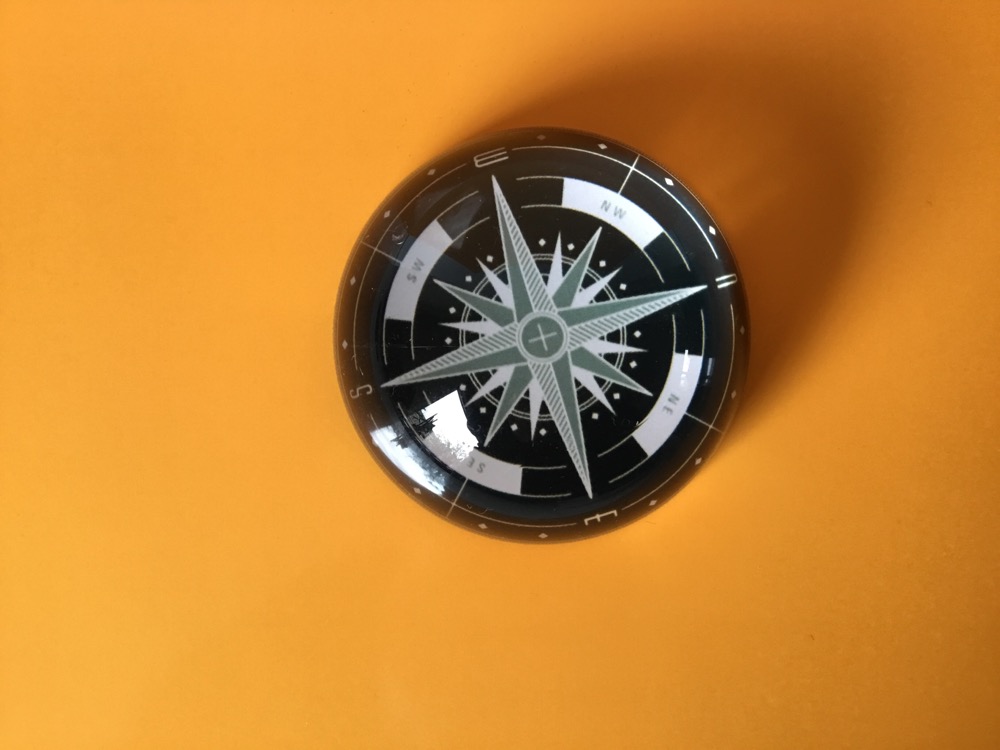 Glazen kompas