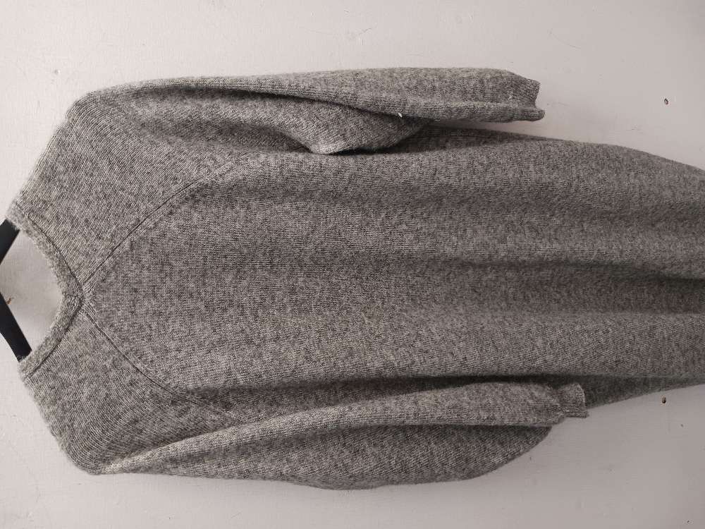 Lindex harmaa neuletakki M/L