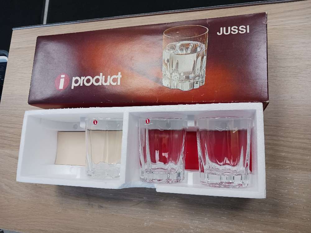 Iittala jussi lasi 22cl 3kpl