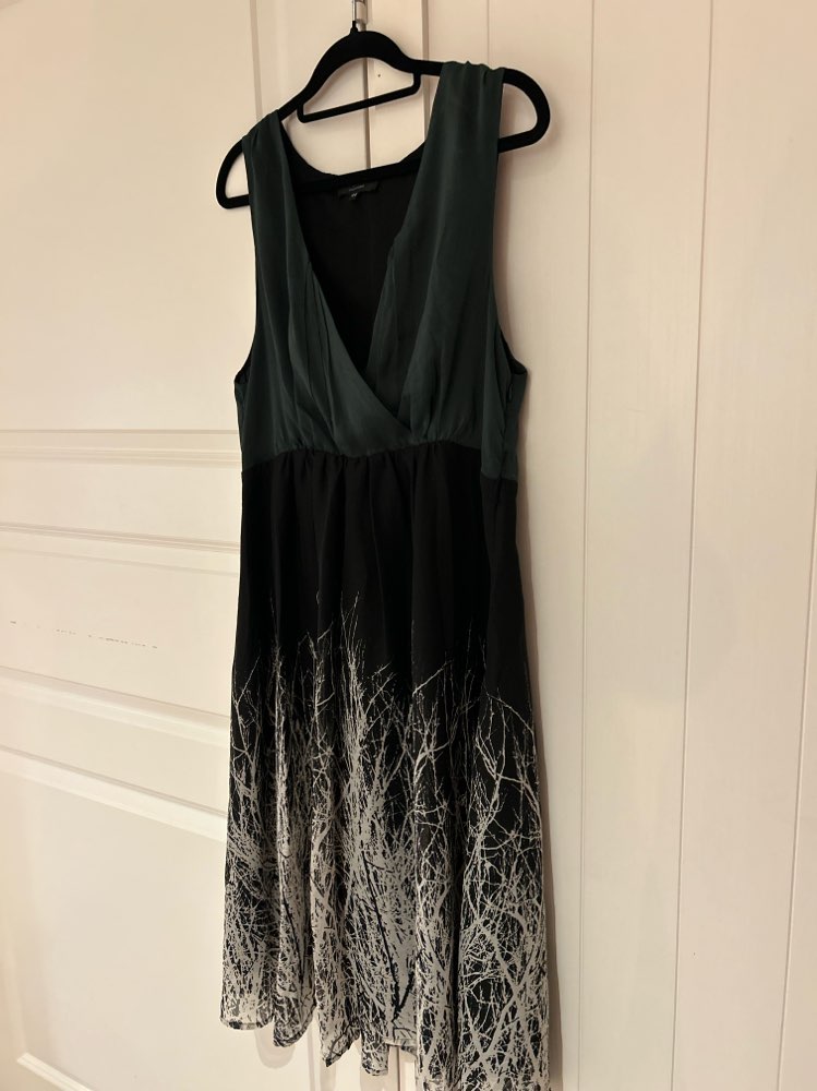 Chiffon-kjole str 44