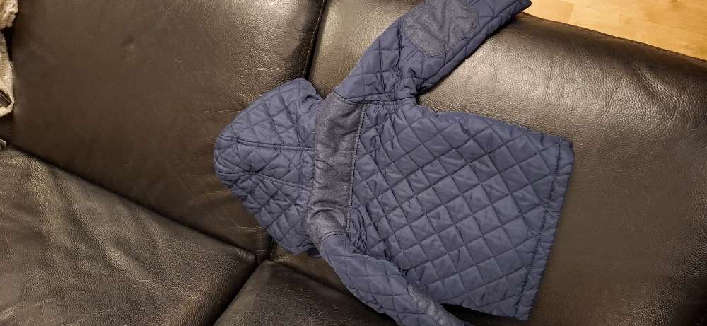 Úlpa st. 98 dökkblá M&S