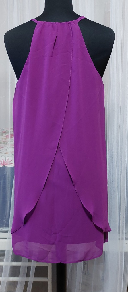 Violetti mekko M koko