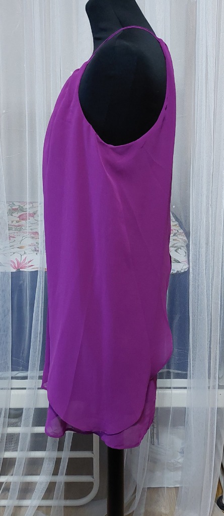 Violetti mekko M koko