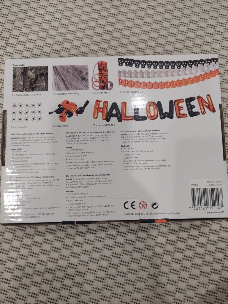 Halloween koristesetti