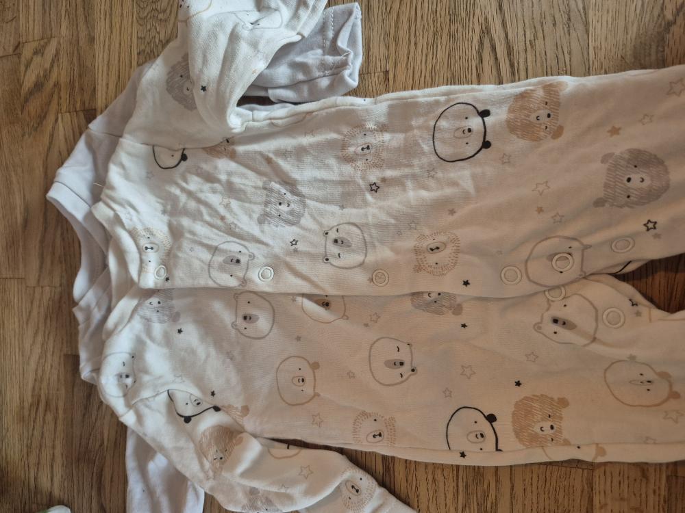 Þrír primark nátgallar st.56