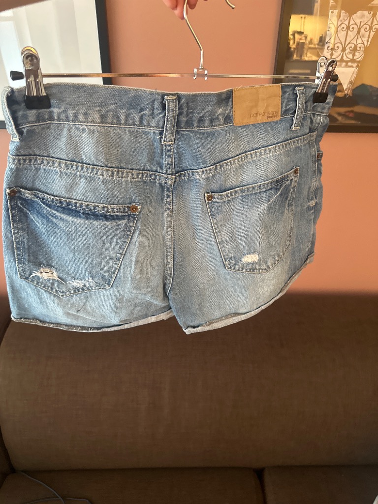 Gina Tricot lys jeans shorts 36