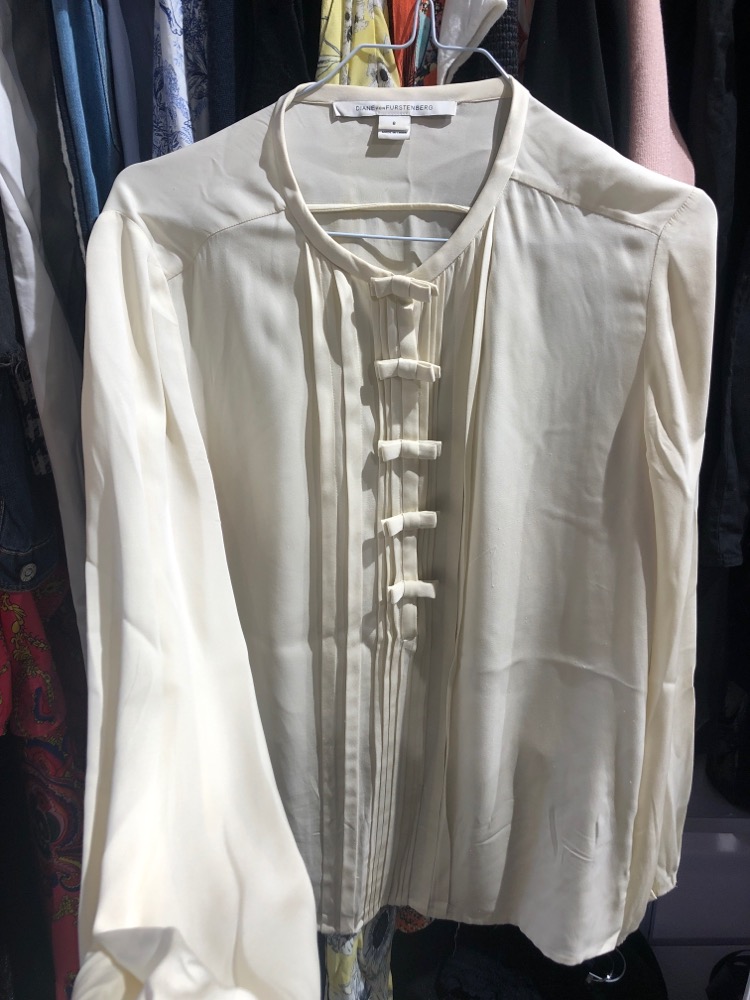 Diane Von Furstenberg silkeskjorte