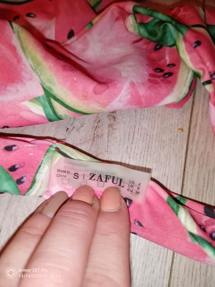 Zaful melónubikini St S eða 36