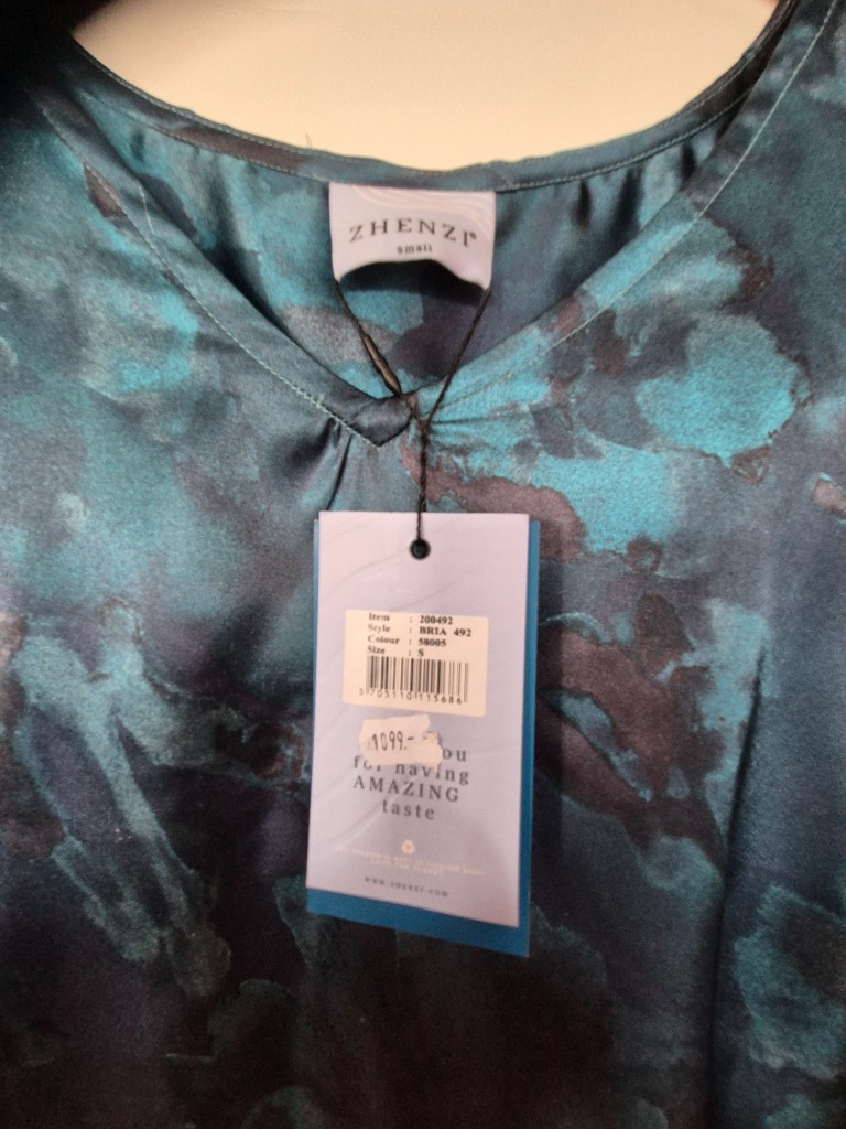 Sjøgrønn kjole Zhenzi
